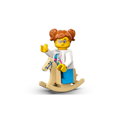 Minifigurky LEGO® – 24. série - Dívka na houpacím koni