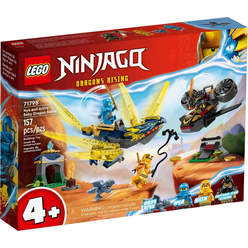 LEGO NINJAGO 71798 Nya a Arin v souboji s dračím mládětem