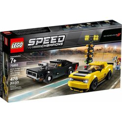 LEGO Speed Champions 75893 2018 Dodge Challenger SRT Demon a 1970 Dodge Charger