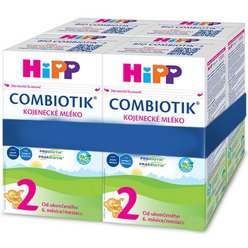 HiPP 2 BIO Combiotik Pokračovací mléčná kojenecká výživa 4x700 g