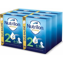 Nutrilon 2 Advanced pokračovací kojenecké mléko 6× 1 kg, 6+