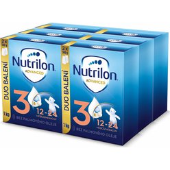Nutrilon 3 Advanced pokračovací kojenecké mléko 6× 1 kg,12+